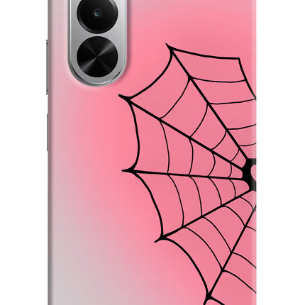 Pink Web Realme P4x 5G Hard Case Back Cover by Casekaro