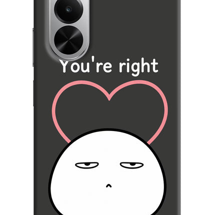 You're Right Realme P4x 5G Hard Case Back Cover by Casekaro
