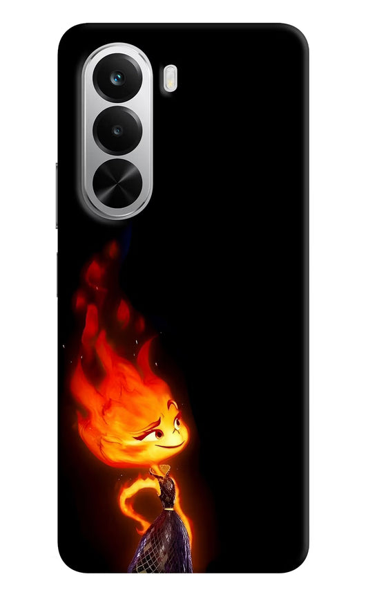 Ember Flame Realme P4x 5G Hard Case Back Cover by Casekaro
