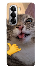 Silly Cat Call Realme P4x 5G Hard Case Back Cover by Casekaro