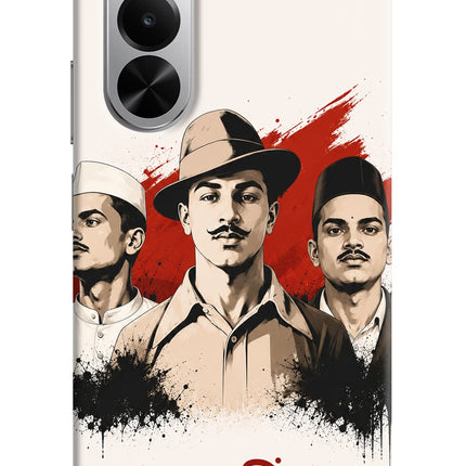 Bhagat Singh Trio Realme P4x 5G Hard Case Back Cover by Casekaro