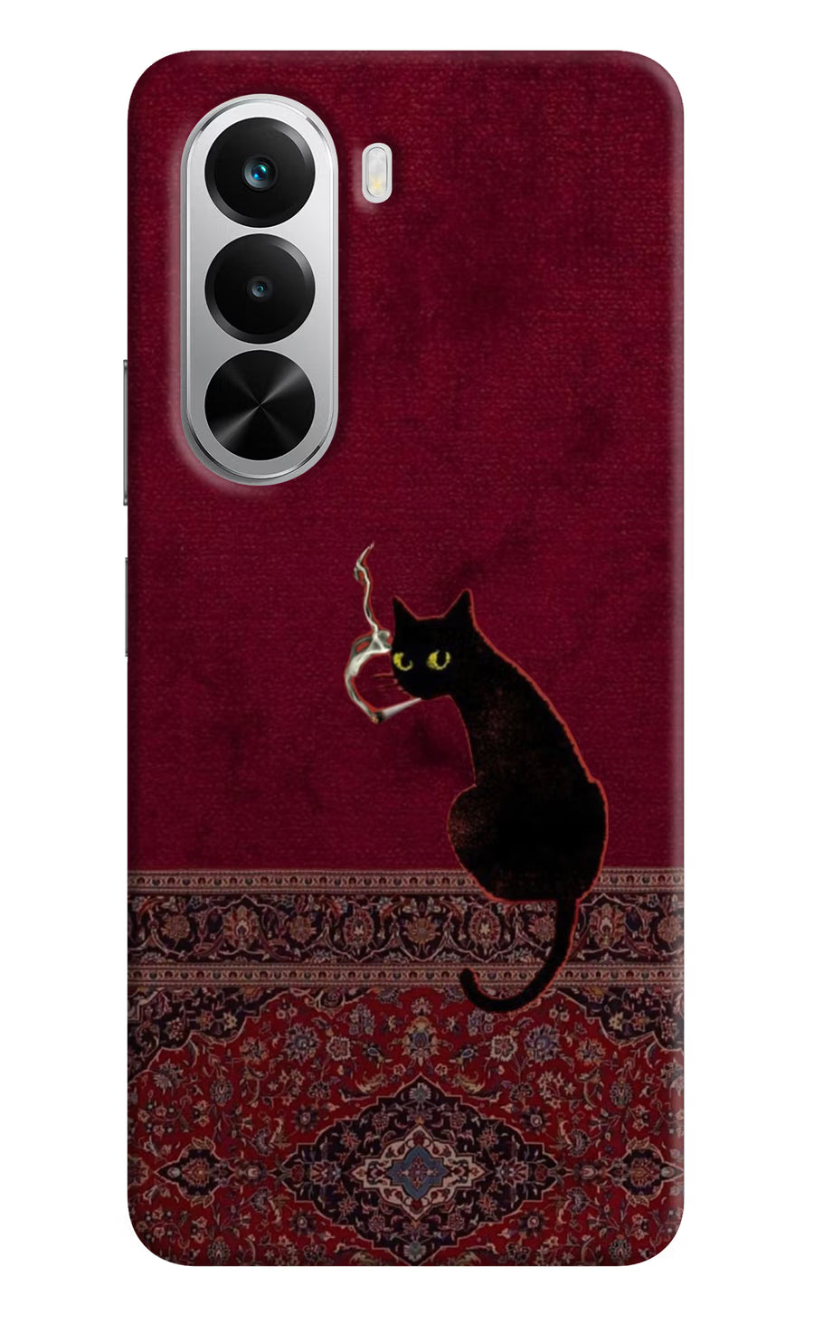 Midnight Cat Realme P4x 5G Back Cover, Hard case