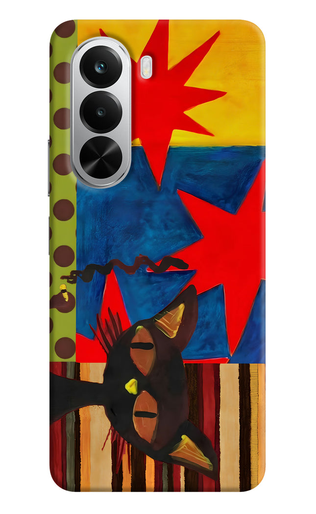 Pop Cat Realme P4x 5G Hard Case Back Cover by Casekaro