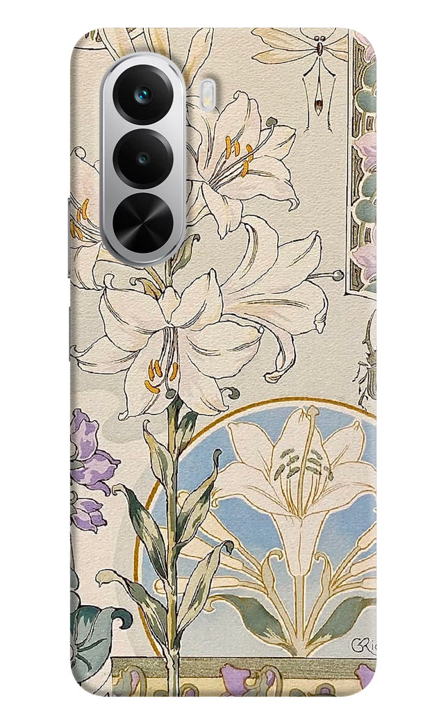 White Lily Realme P4x 5G Hard Case Back Cover by Casekaro