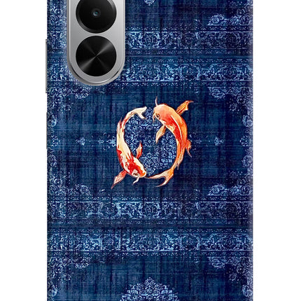Koi Blue Realme P4x 5G Hard Case Back Cover by Casekaro
