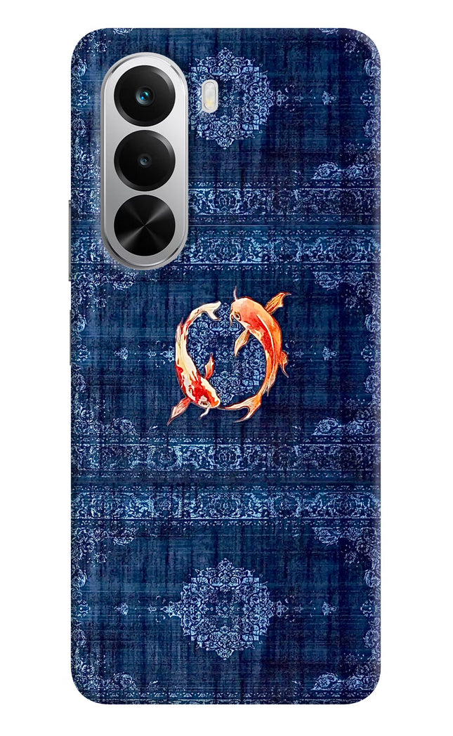 Koi Blue Realme P4x 5G Hard Case Back Cover by Casekaro