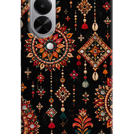 Boho Noir Realme P4x 5G Hard Case Back Cover by Casekaro