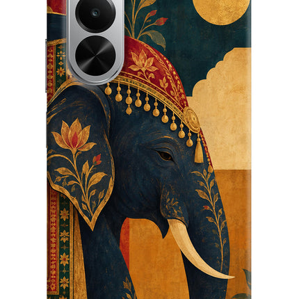 Royal Elephant Realme P4x 5G Hard Case Back Cover by Casekaro