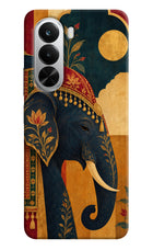 Royal Elephant Realme P4x 5G Hard Case Back Cover by Casekaro