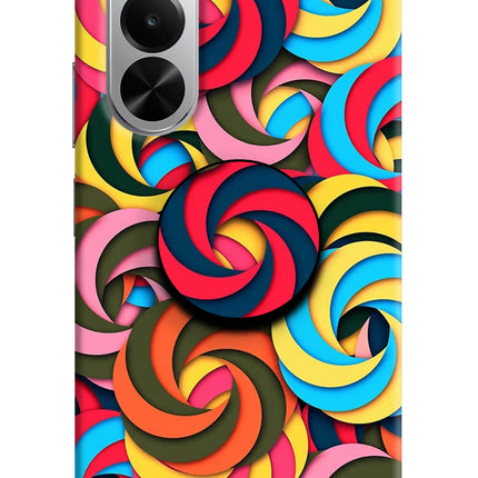 Spiral Pattern Realme P4x 5G Pop Case by Casekaro