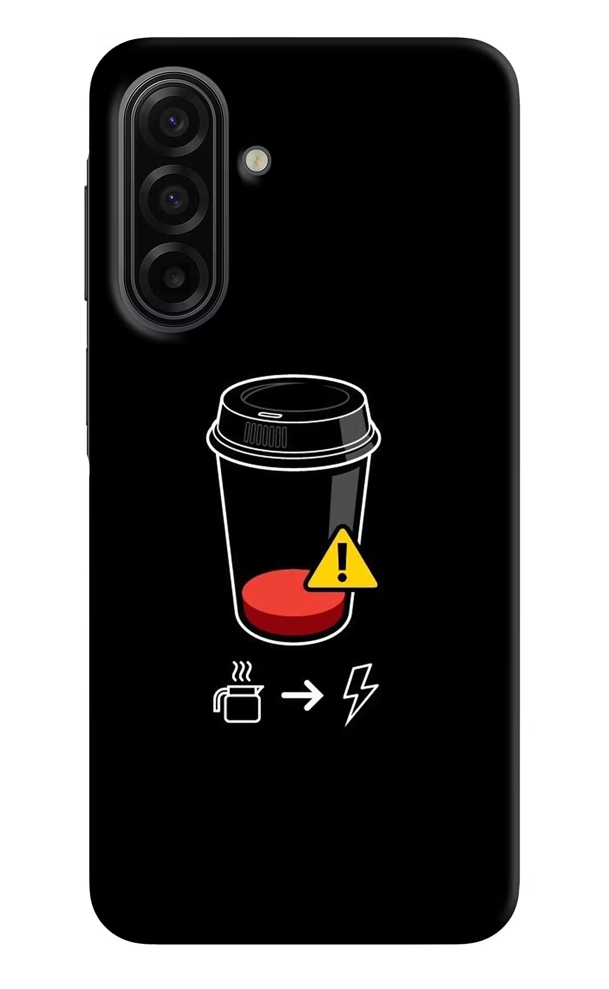 Coffee Samsung F17 5G Hard Case Back Cover by Casekaro