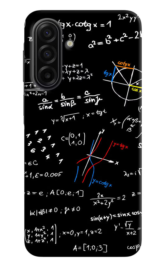 Mathematics Formula Samsung F17 5G Hard Case Back Cover by Casekaro