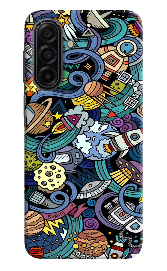 Space Abstract Samsung F17 5G Hard Case Back Cover by Casekaro