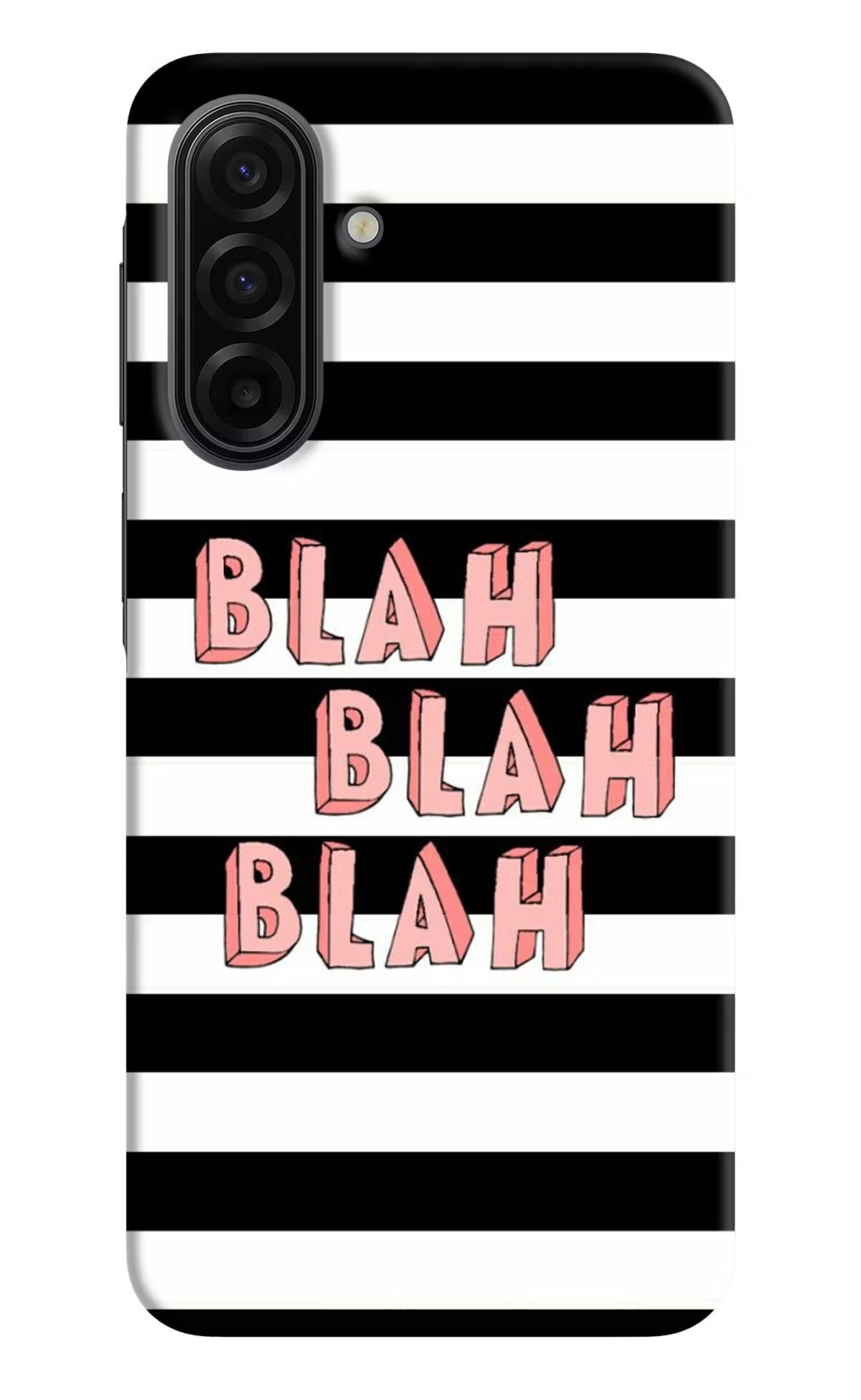 Blah Blah Blah Samsung F17 5G Hard Case Back Cover by Casekaro