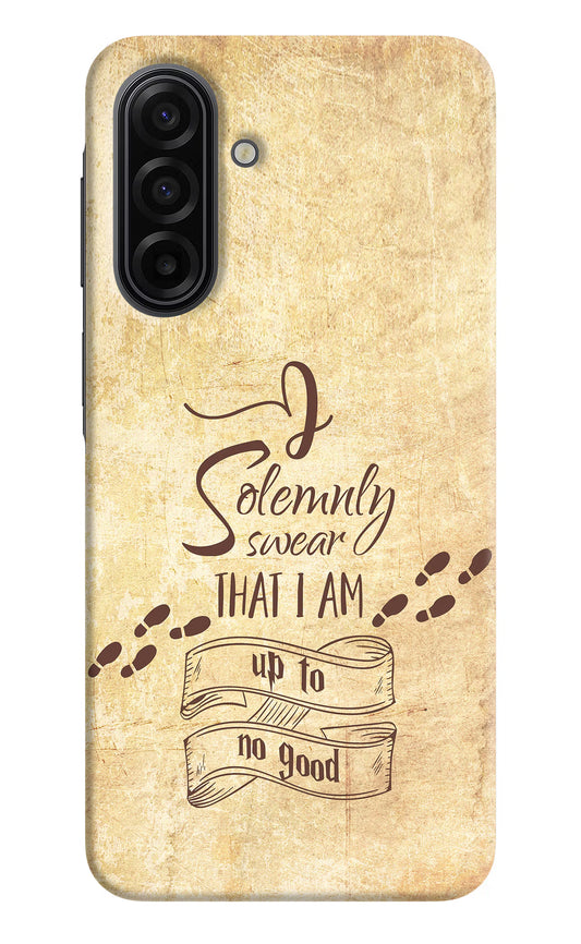 I Solemnly swear that i up to no good Samsung F17 5G Hard Case Back Cover by Casekaro