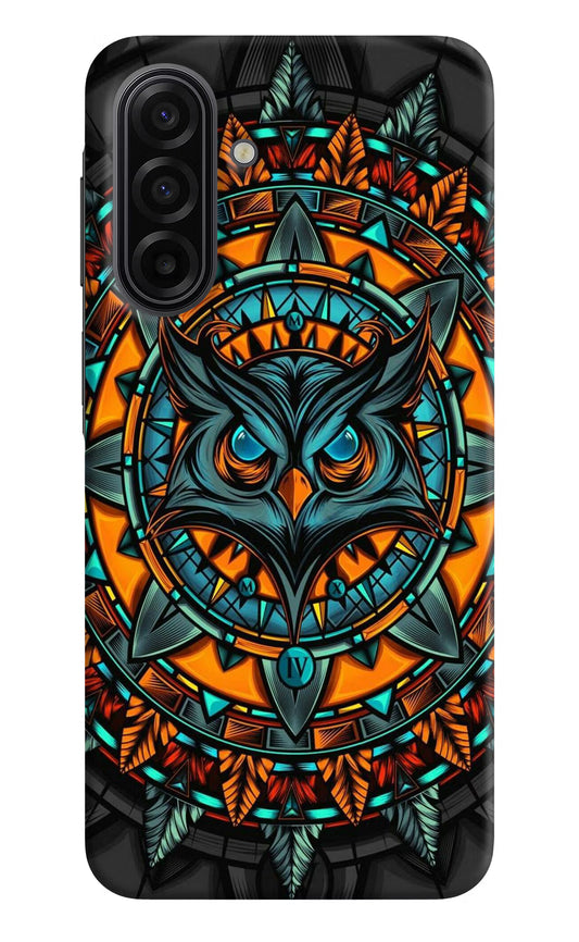 Angry Owl Art Samsung F17 5G Hard Case Back Cover by Casekaro