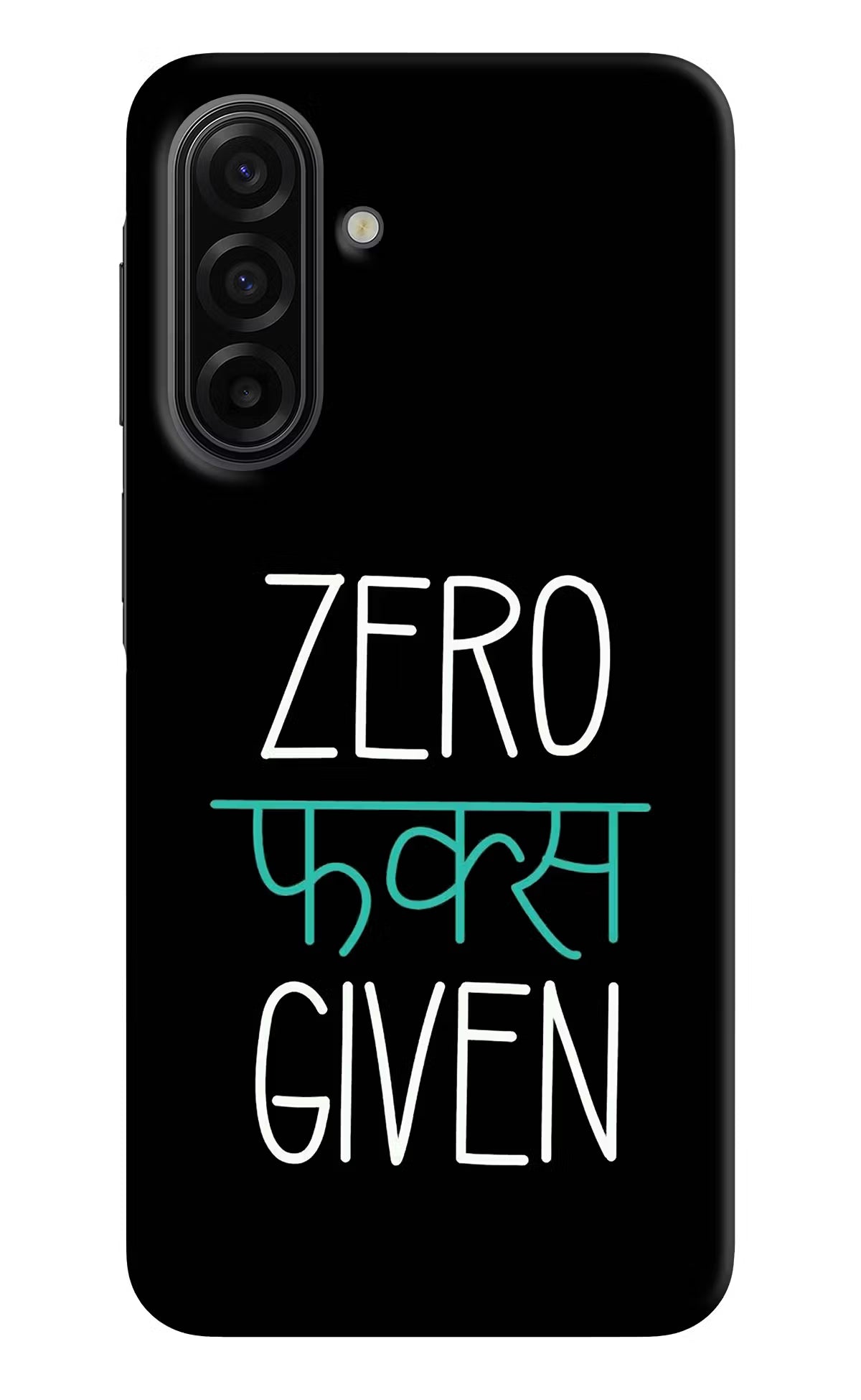 Zero Fucks Given Samsung F17 5G Hard Case Back Cover by Casekaro
