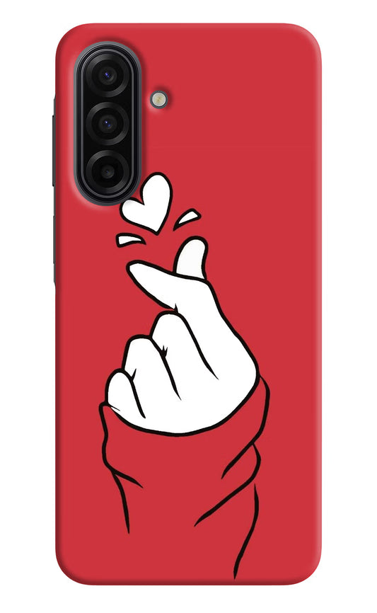 Korean Love Sign Samsung F17 5G Hard Case Back Cover by Casekaro