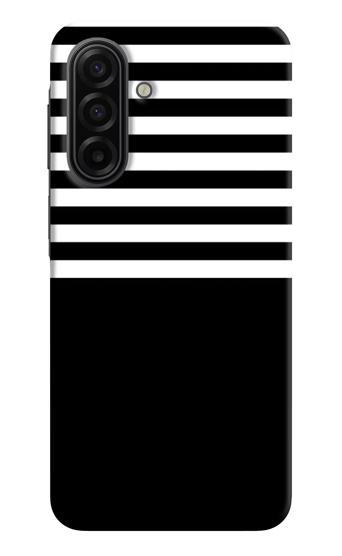 Black and White Print Samsung F17 5G Hard Case Back Cover by Casekaro