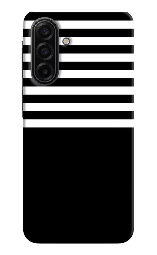 Black and White Print Samsung F17 5G Hard Case Back Cover by Casekaro