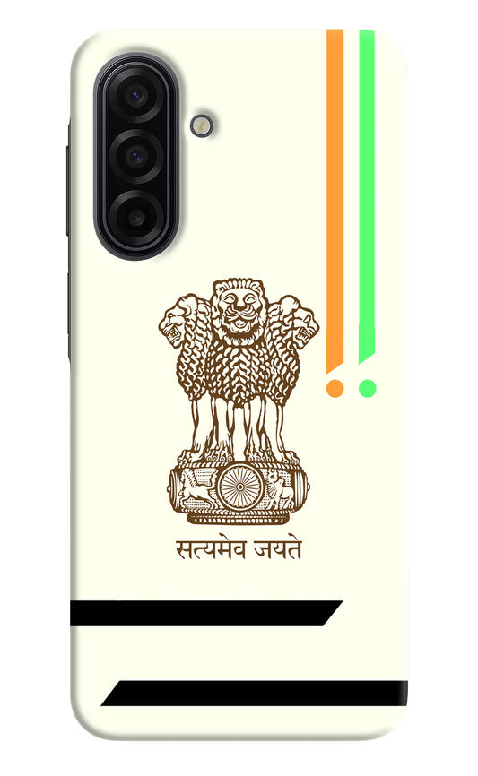 Satyamev Jayate Brown Logo Samsung F17 5G Hard Case Back Cover by Casekaro
