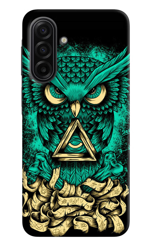Green Owl Samsung F17 5G Hard Case Back Cover by Casekaro