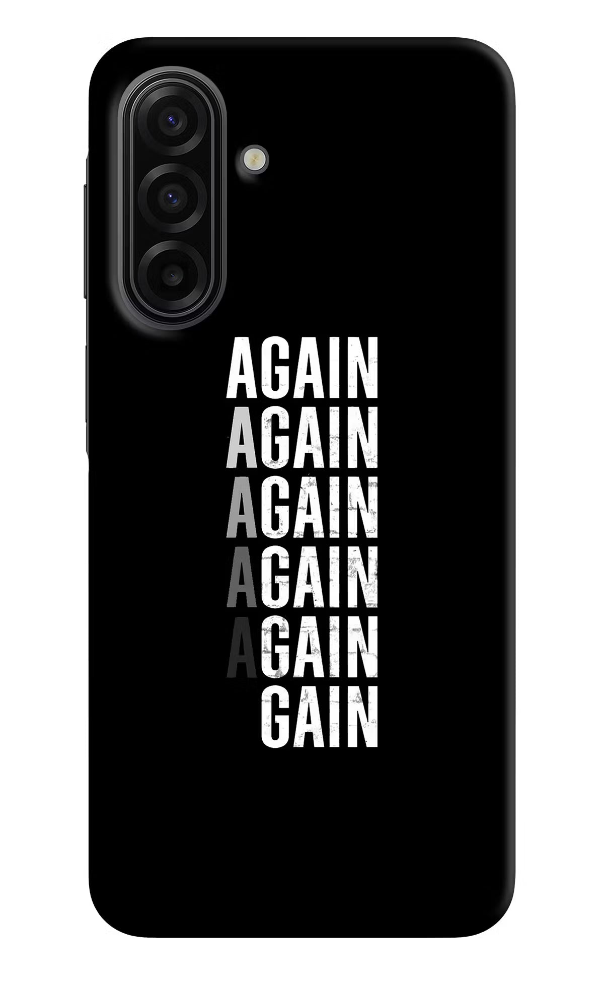 Again Again Gain Samsung F17 5G Hard Case Back Cover by Casekaro