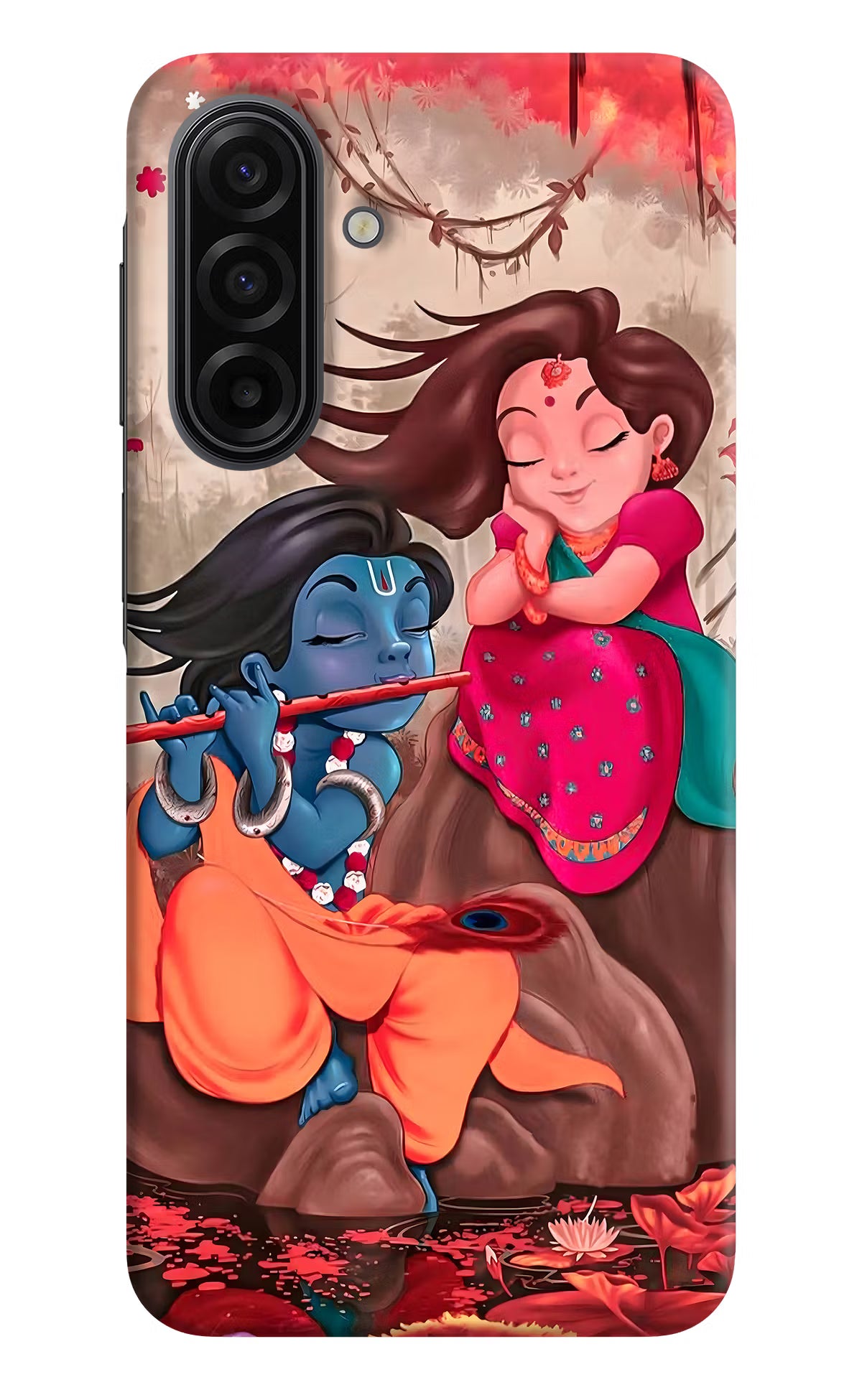 Radhe Krishna Samsung F17 5G Hard Case Back Cover by Casekaro