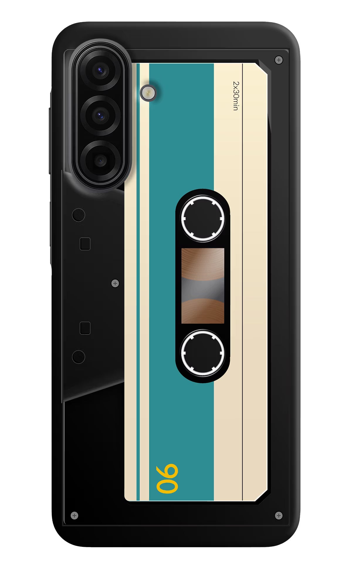 Cassette Samsung F17 5G Hard Case Back Cover by Casekaro