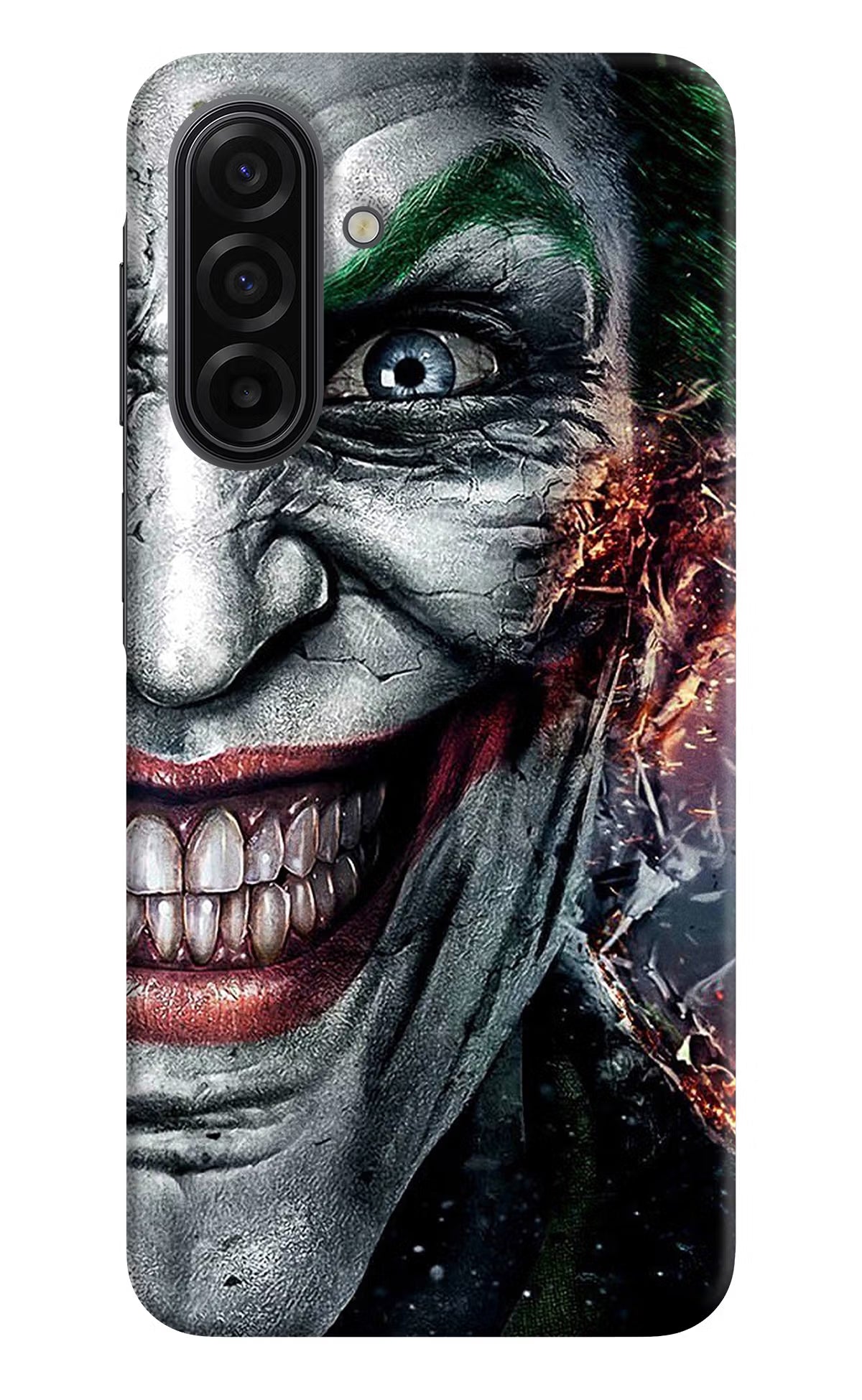 Joker Cam Samsung F17 5G Hard Case Back Cover by Casekaro