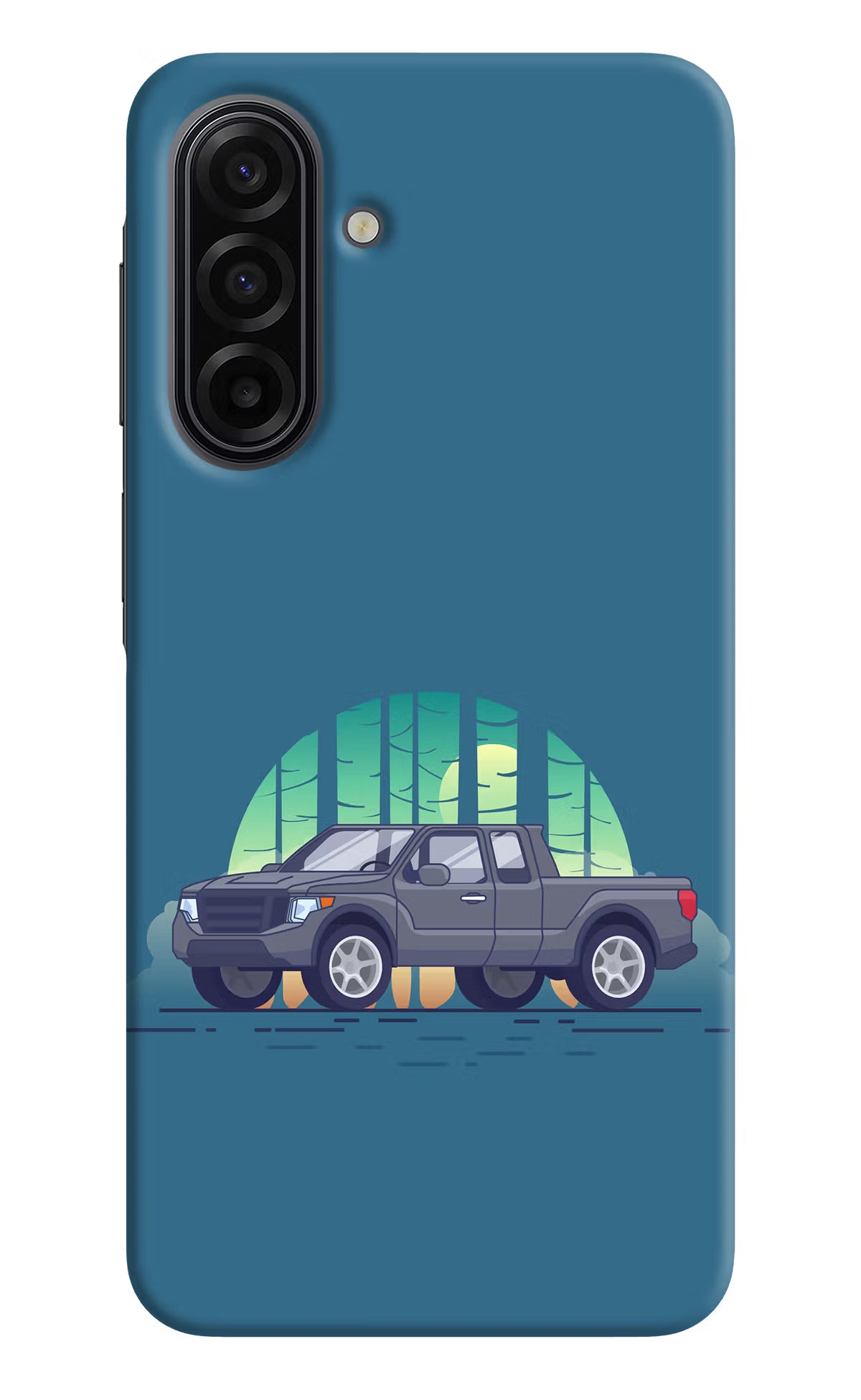 Retro Garage Vibe Samsung F17 5G Hard Case Back Cover by Casekaro