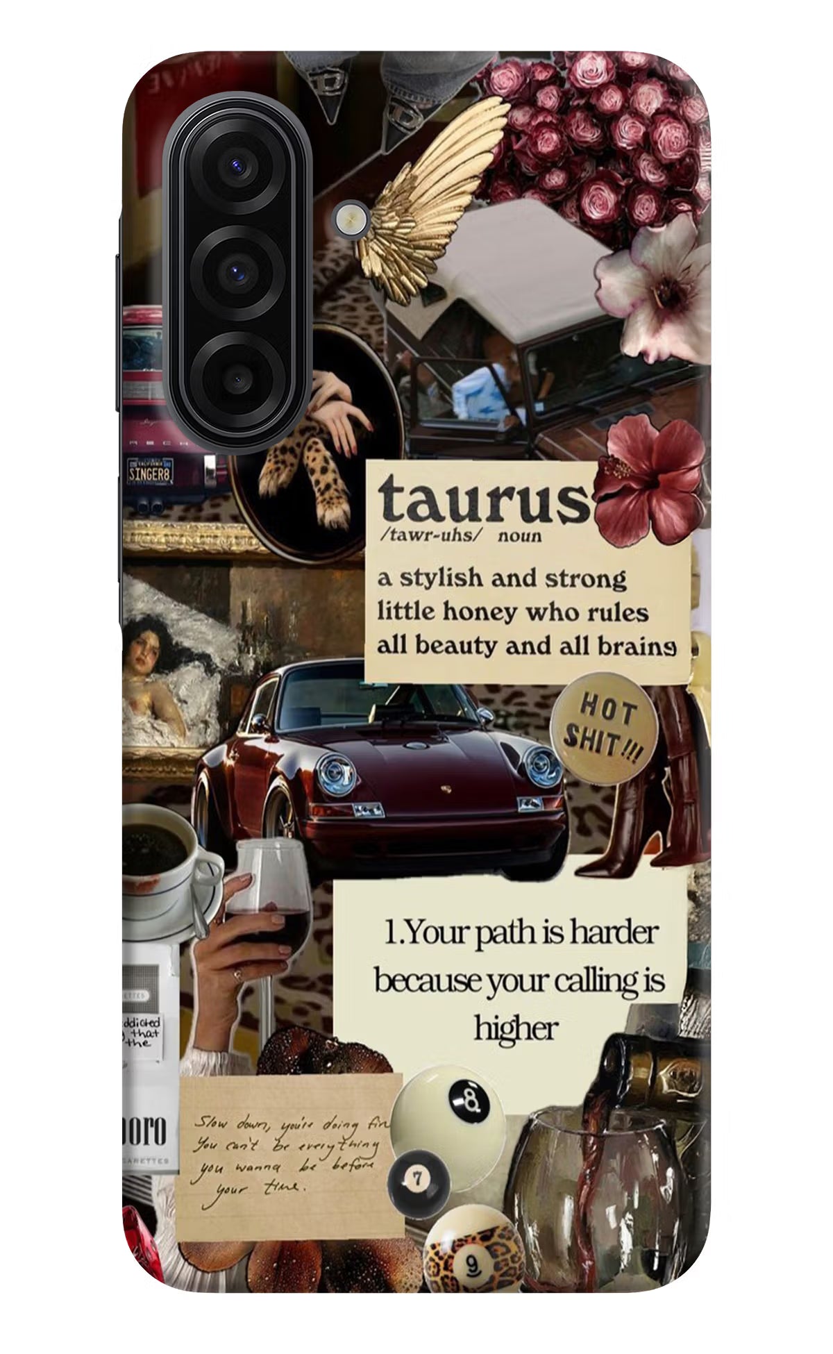 Taurus Zodiac Samsung F17 5G Hard Case Back Cover by Casekaro