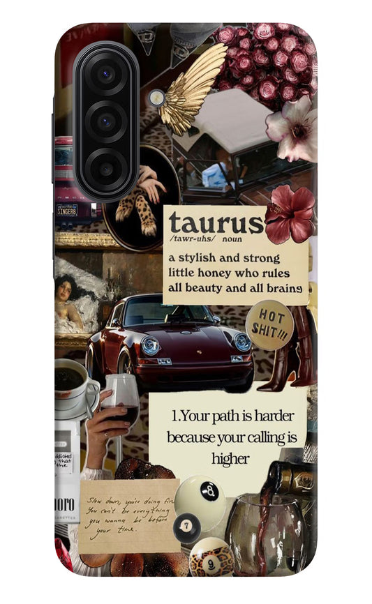 Taurus Zodiac Samsung F17 5G Hard Case Back Cover by Casekaro