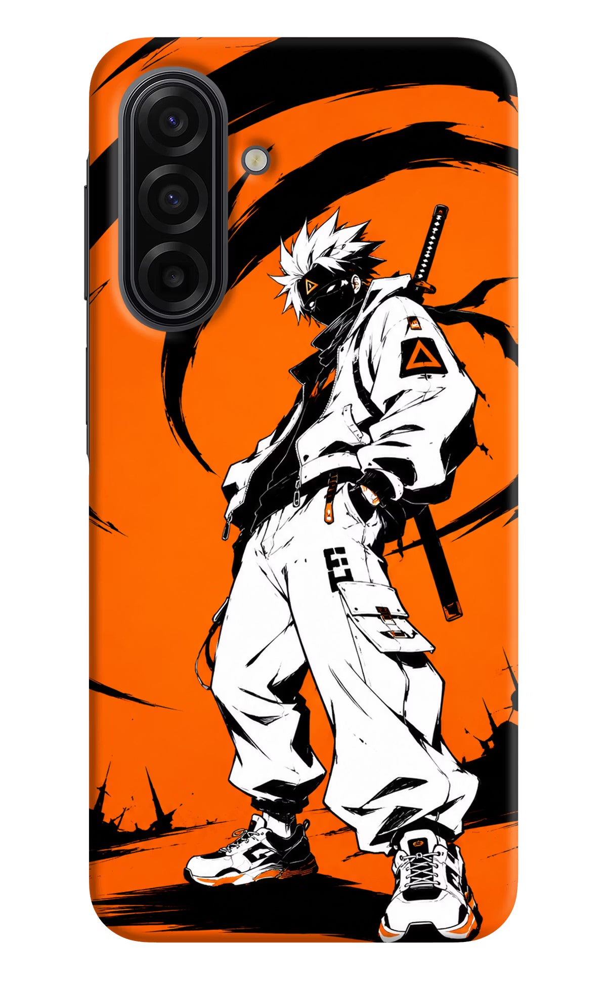 Street Samurai  Samsung F17 5G Hard Case Back Cover by Casekaro