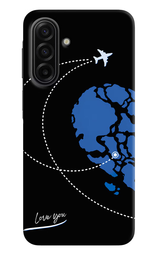 Love Orbit Samsung F17 5G Hard Case Back Cover by Casekaro