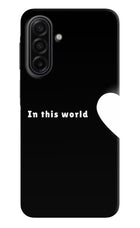 This World Samsung F17 5G Hard Case Back Cover by Casekaro