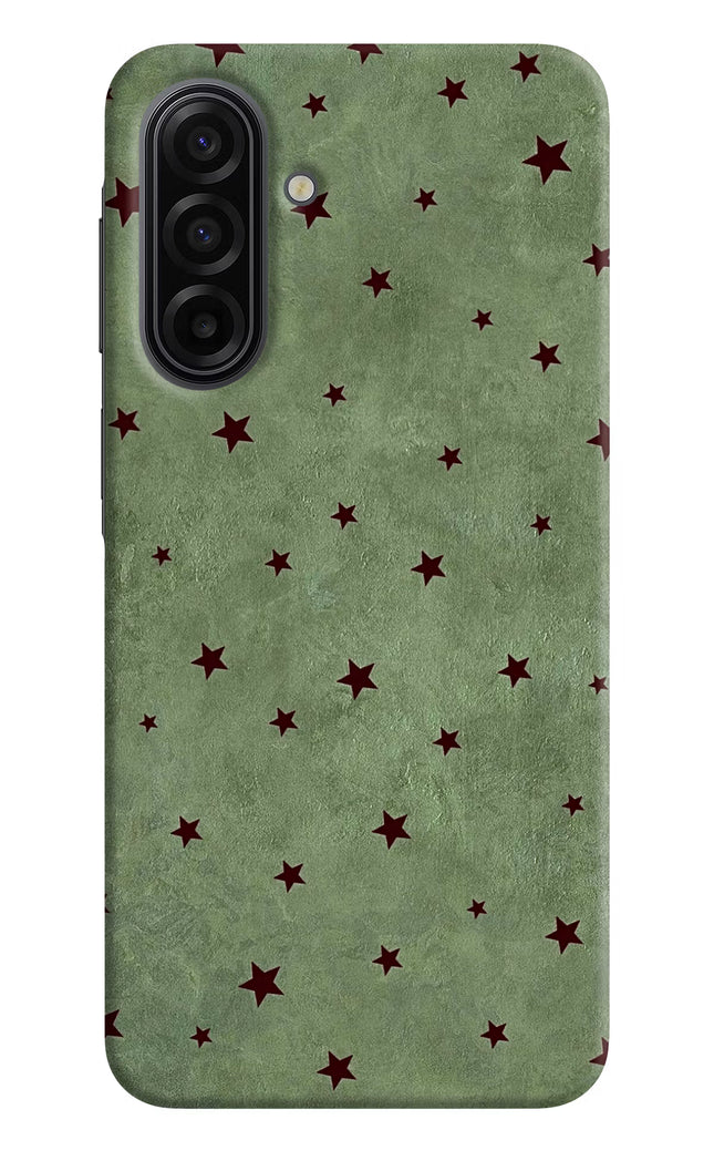 Green Stars Samsung F17 5G Hard Case Back Cover by Casekaro