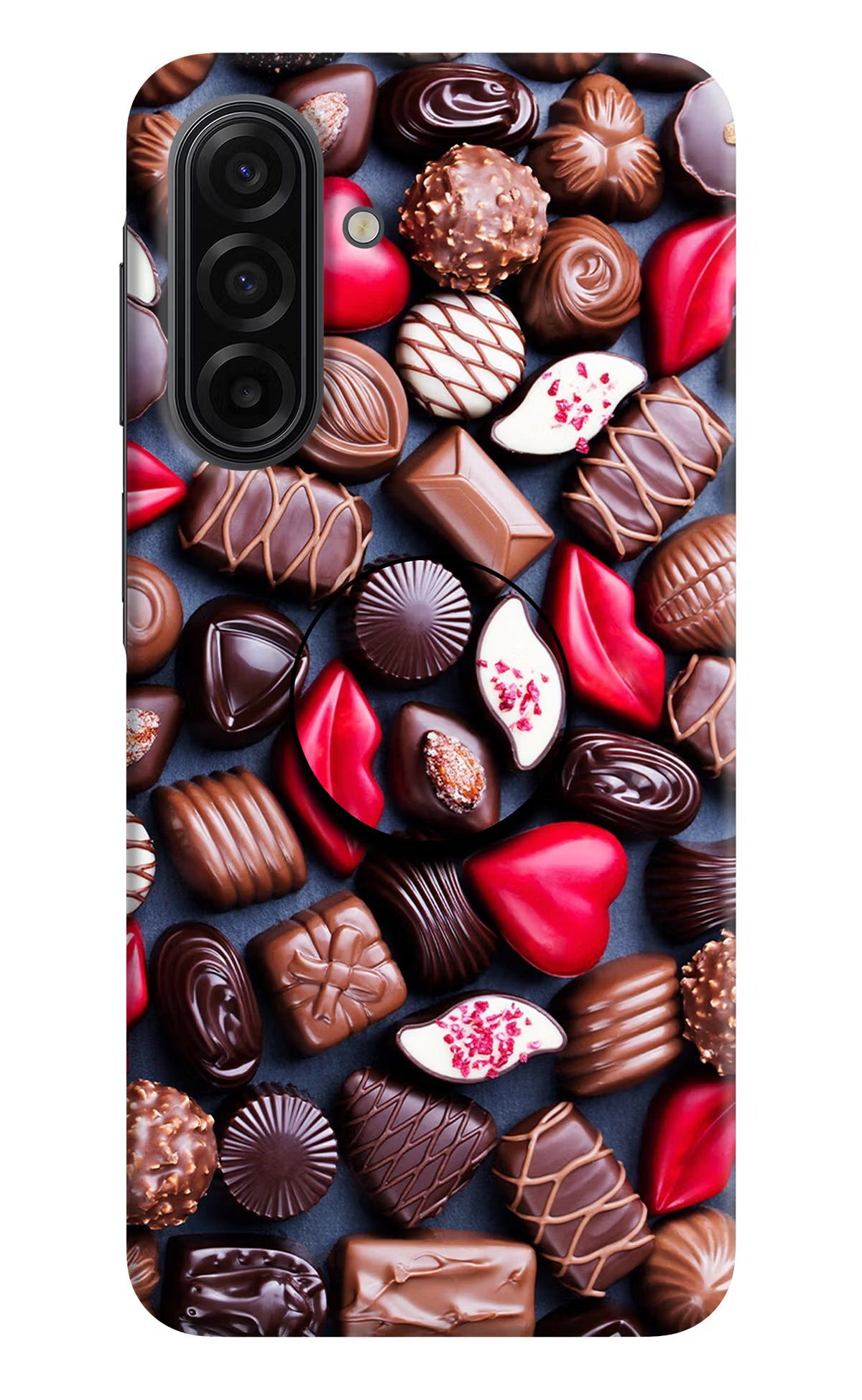 Chocolates Samsung F17 5G Pop Case by Casekaro