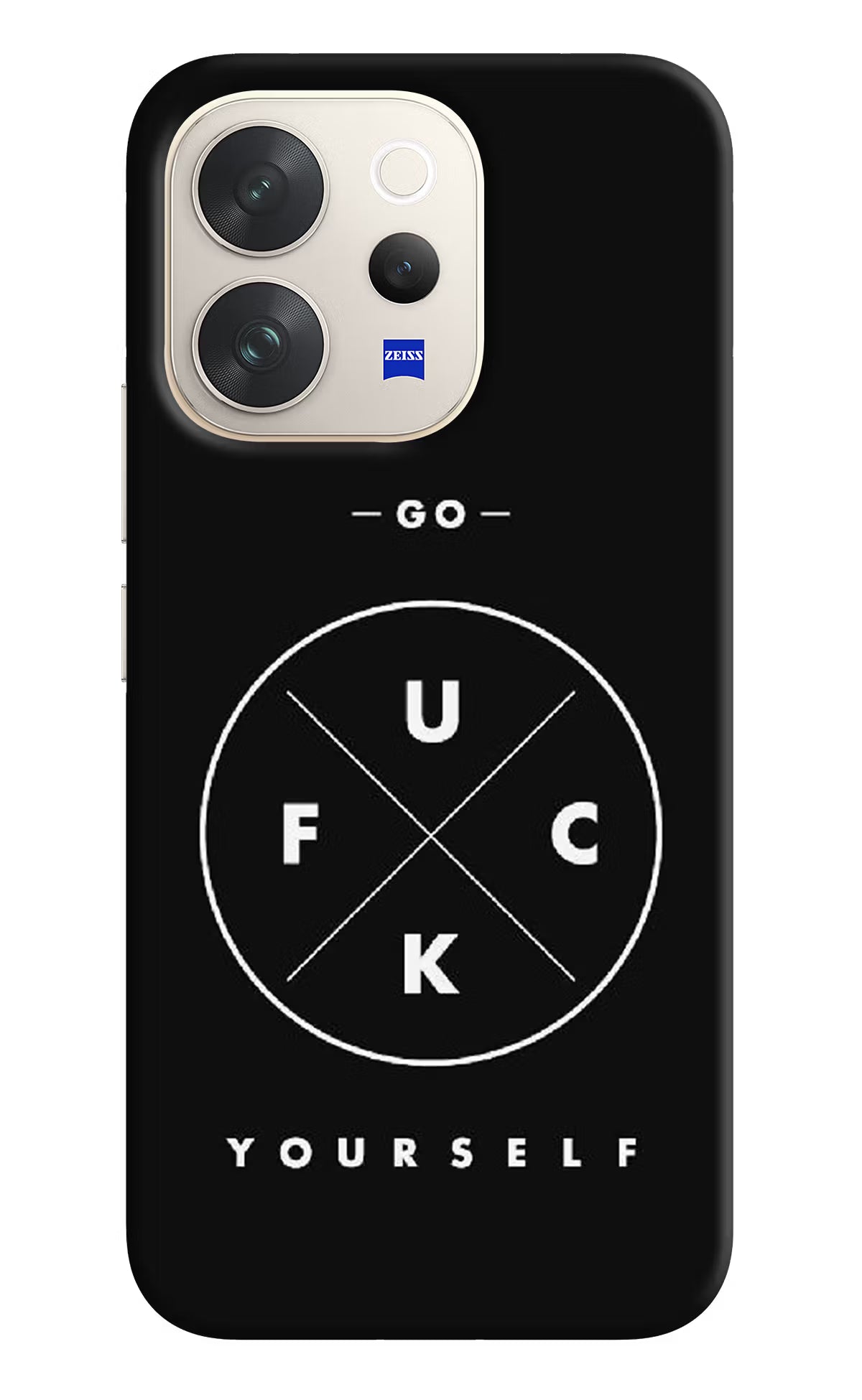 Go Fuck Yourself Vivo V70 5G Hard Case Back Cover by Casekaro