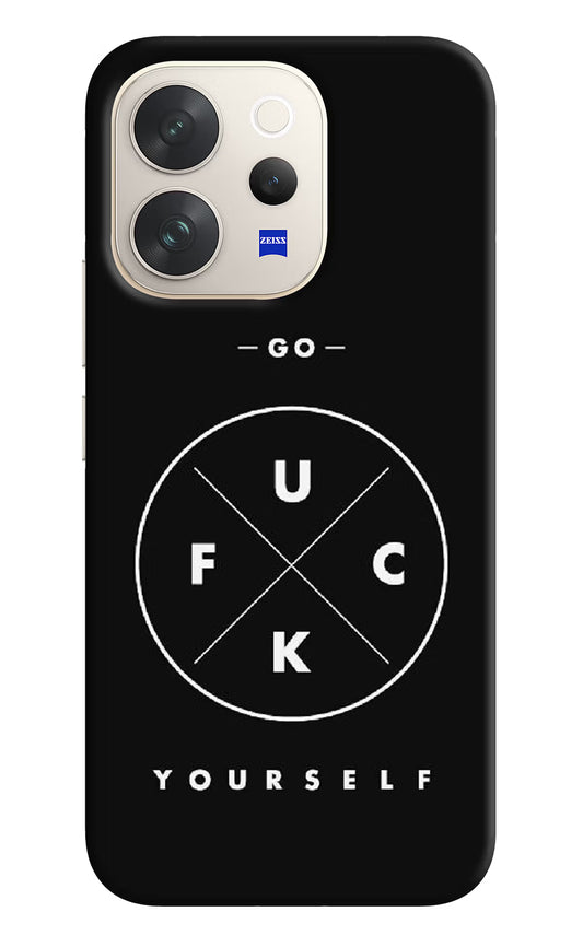 Go Fuck Yourself Vivo V70 5G Hard Case Back Cover by Casekaro