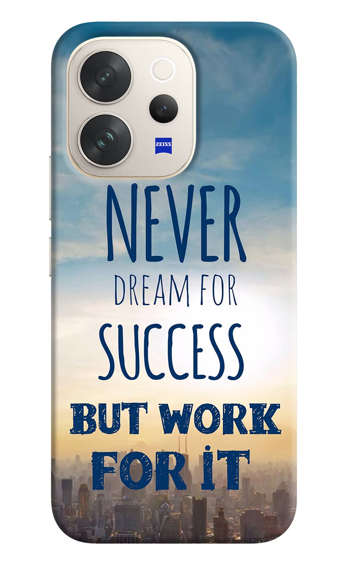 Never Dream For Success But Work For It Vivo V70 5G Hard Case Back Cover by Casekaro