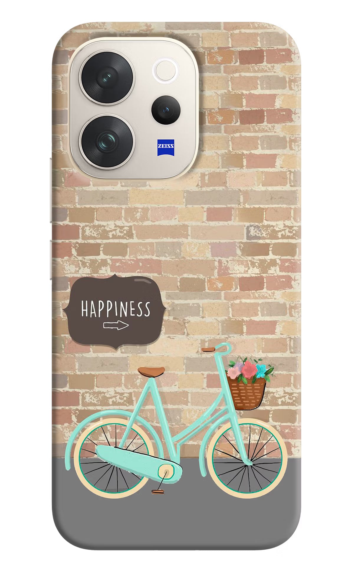 Happiness Artwork Vivo V70 5G Hard Case Back Cover by Casekaro