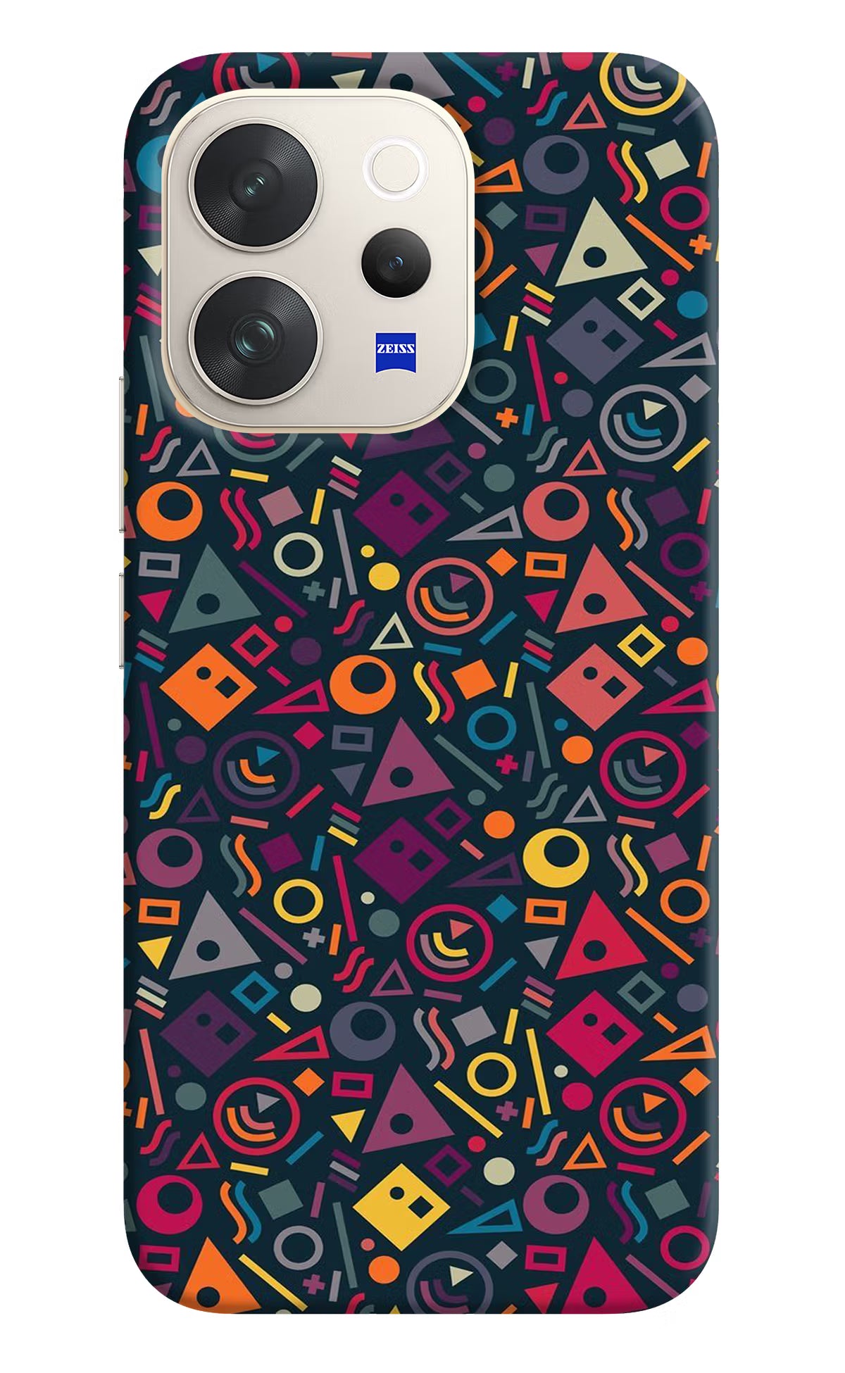 Geometric Abstract Vivo V70 5G Hard Case Back Cover by Casekaro