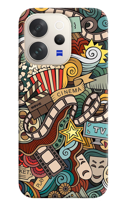 Cinema Abstract Vivo V70 5G Hard Case Back Cover by Casekaro