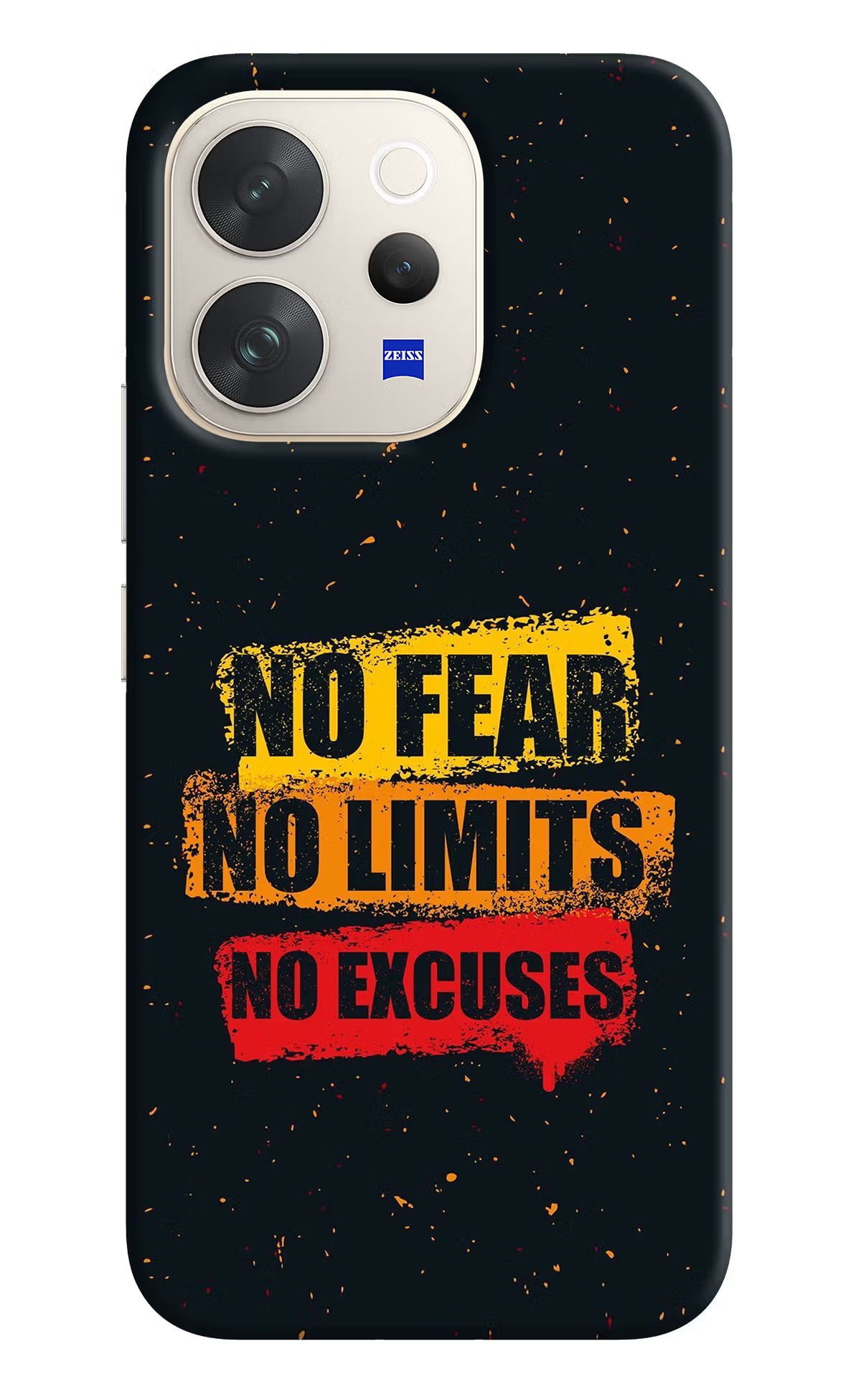 No Fear No Limits No Excuse Vivo V70 5G Hard Case Back Cover by Casekaro