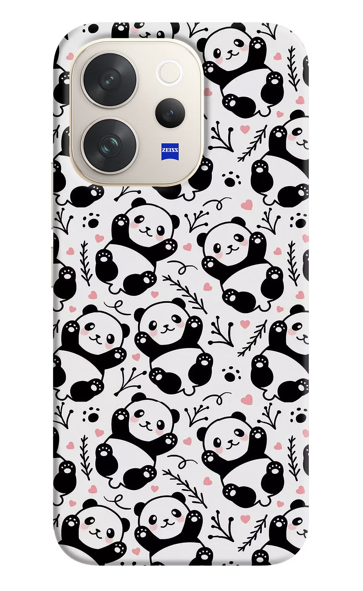 Cute Panda Vivo V70 5G Hard Case Back Cover by Casekaro