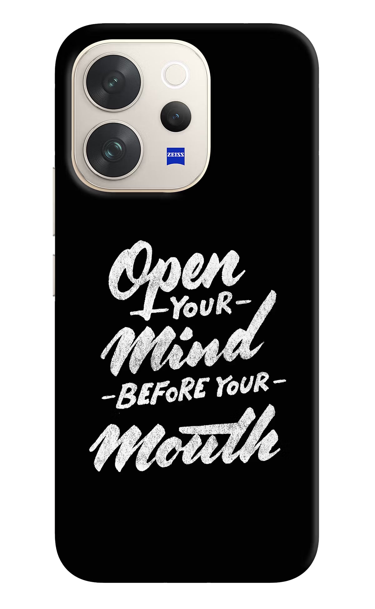 Open Your Mind Before Your Mouth Vivo V70 5G Hard Case Back Cover by Casekaro