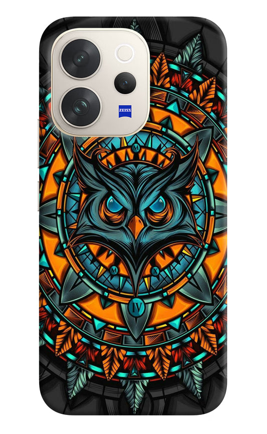 Angry Owl Art Vivo V70 5G Hard Case Back Cover by Casekaro
