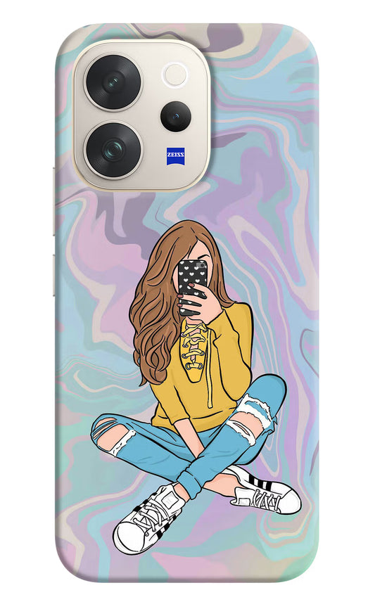 Selfie Girl Vivo V70 5G Hard Case Back Cover by Casekaro