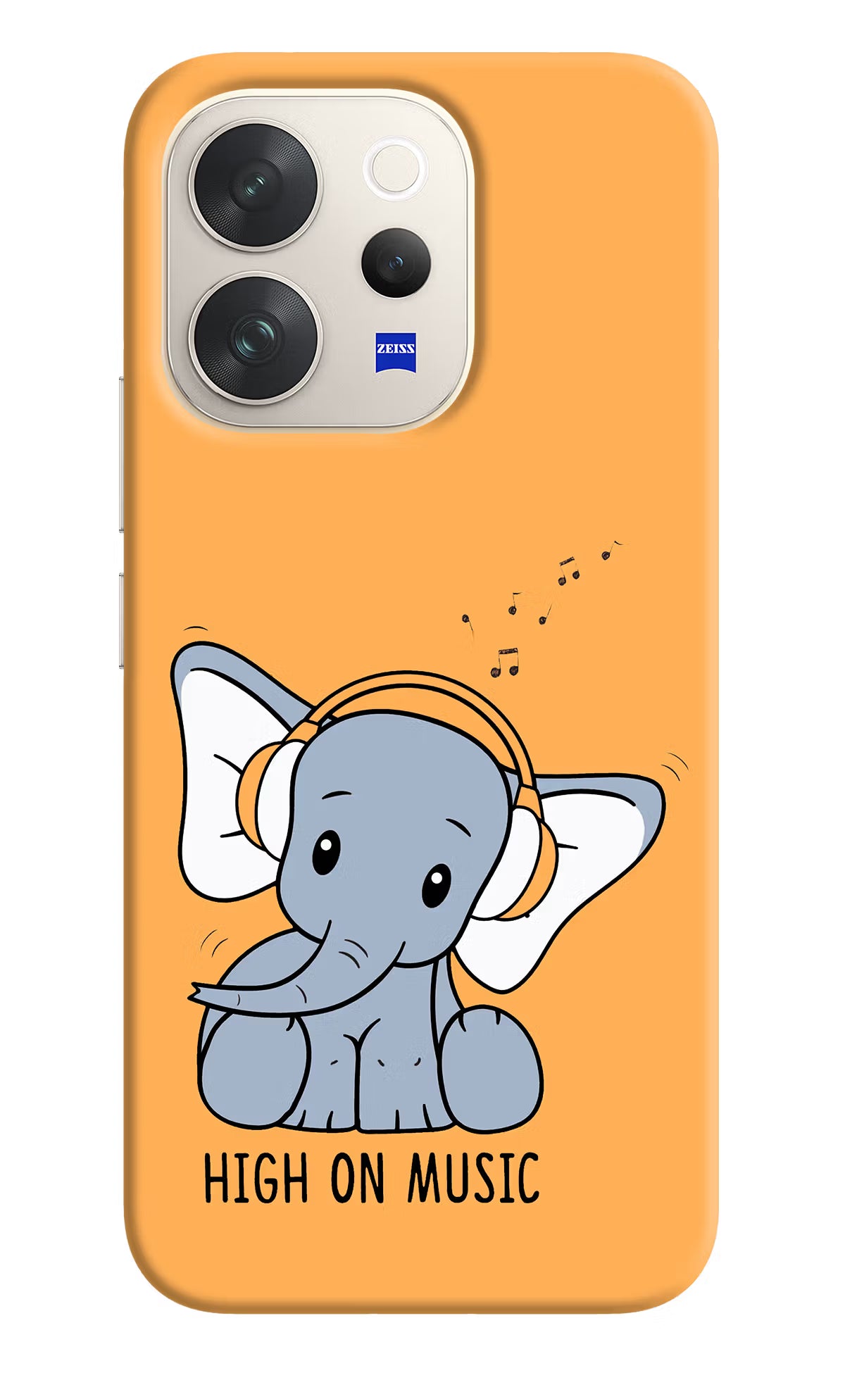 High On Music Vivo V70 5G Hard Case Back Cover by Casekaro